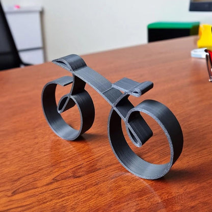 Sleek Bicycle Sculpture | Modern Metal Art Piece