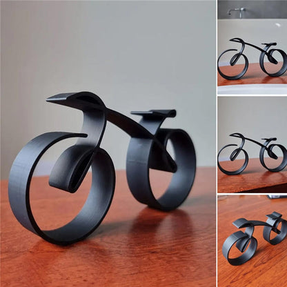 Sleek Bicycle Sculpture | Modern Metal Art Piece