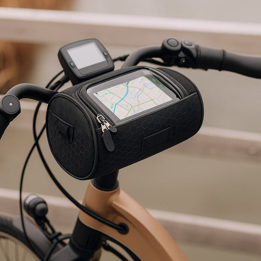 Cycling Handlebar Pouch | Touchscreen Ready | Universal Fit