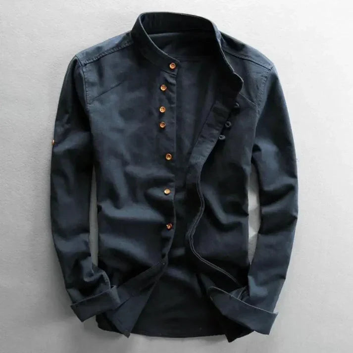 Dragon Print Japanese Shirt for Men