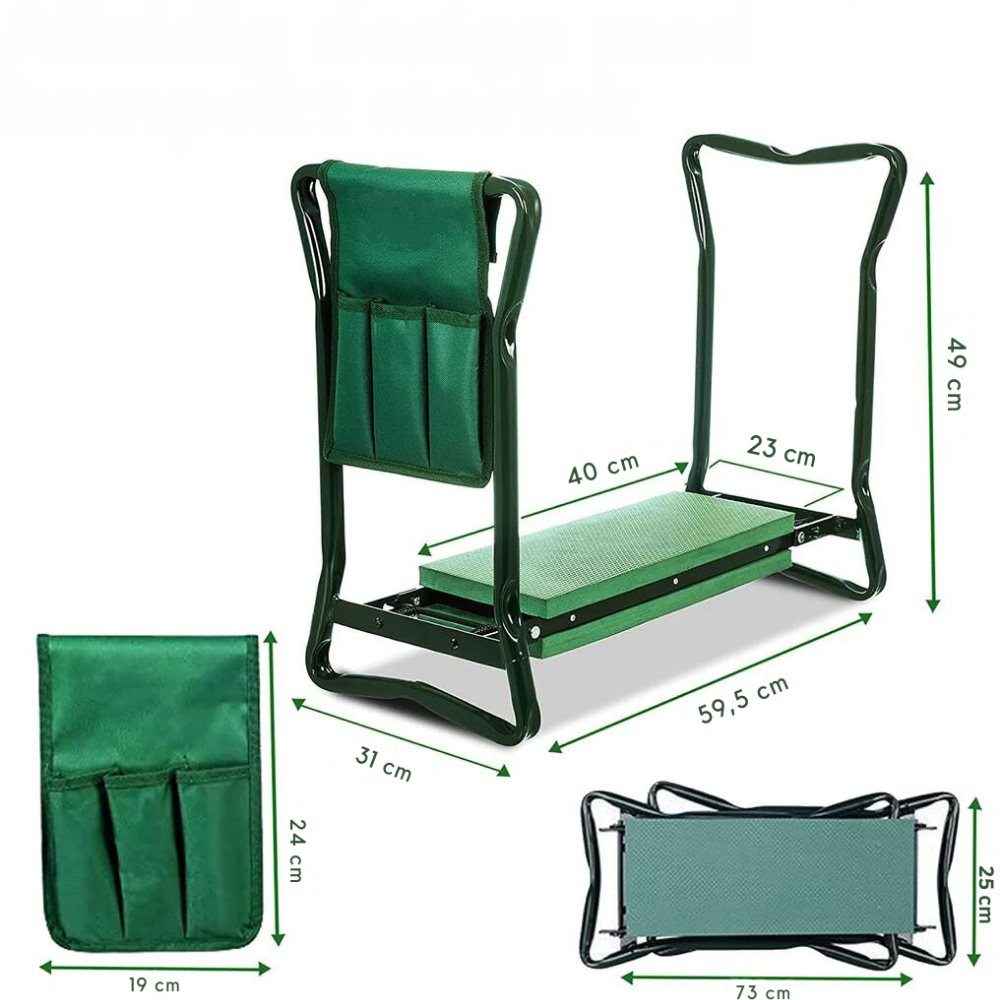 Foldable Garden Kneeler and Seat | Comfort and Support for Gardening