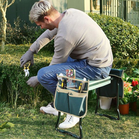 Foldable Garden Kneeler and Seat | Comfort and Support for Gardening