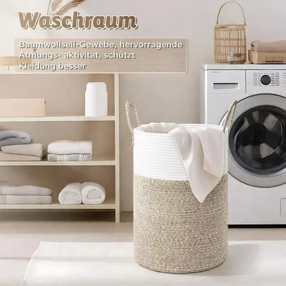 Elegant 60L Cotton Storage Basket | Versatile Organization Solution