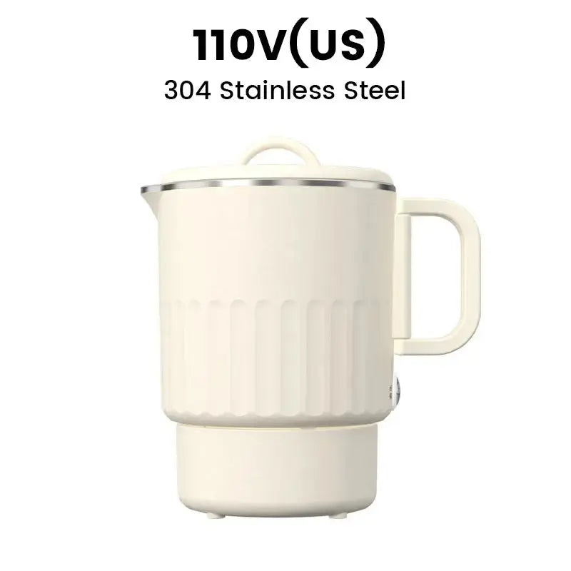Travel-Friendly Electric Kettle with Collapsible Design