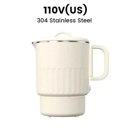 Travel-Friendly Electric Kettle with Collapsible Design