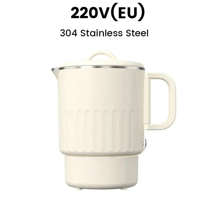 Travel-Friendly Electric Kettle with Collapsible Design