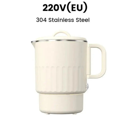 Travel-Friendly Electric Kettle with Collapsible Design