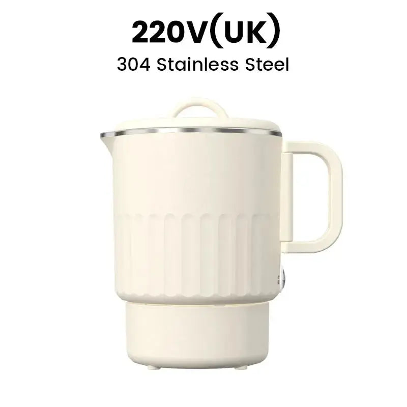 Travel-Friendly Electric Kettle with Collapsible Design