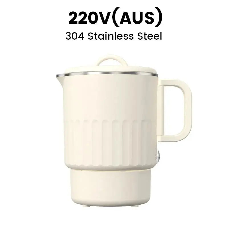 Travel-Friendly Electric Kettle with Collapsible Design