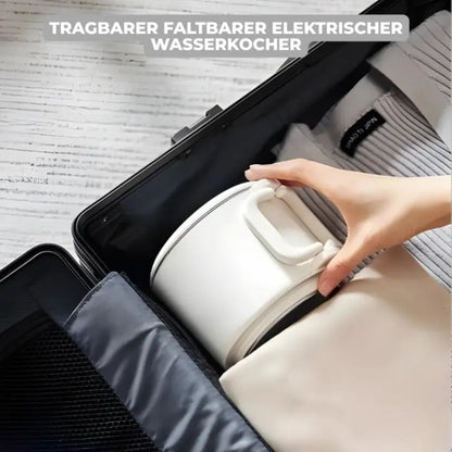 Travel-Friendly Electric Kettle with Collapsible Design