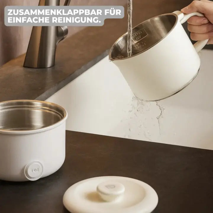 Travel-Friendly Electric Kettle with Collapsible Design