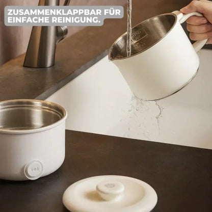Travel-Friendly Electric Kettle with Collapsible Design
