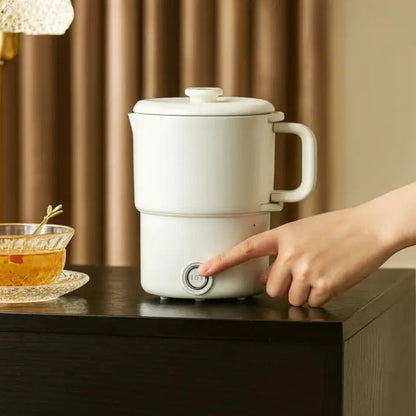 Travel-Friendly Electric Kettle with Collapsible Design