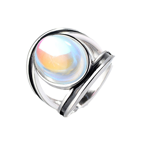 Women’s Rings Made with Natural Moonstone