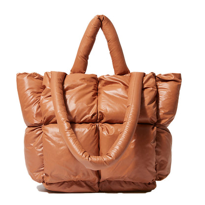 Crossbody Bag Made of Nylon and Down Cotton