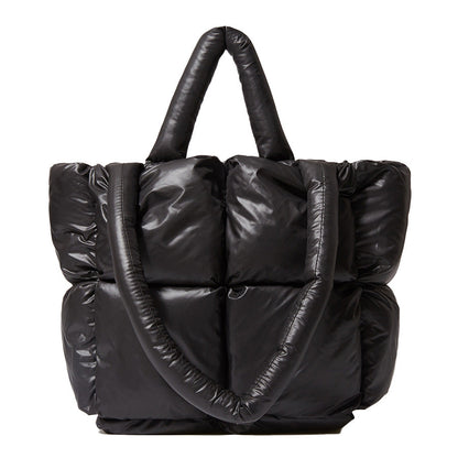 Crossbody Bag Made of Nylon and Down Cotton
