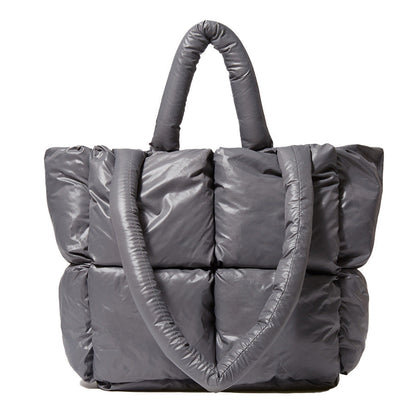 Crossbody Bag Made of Nylon and Down Cotton
