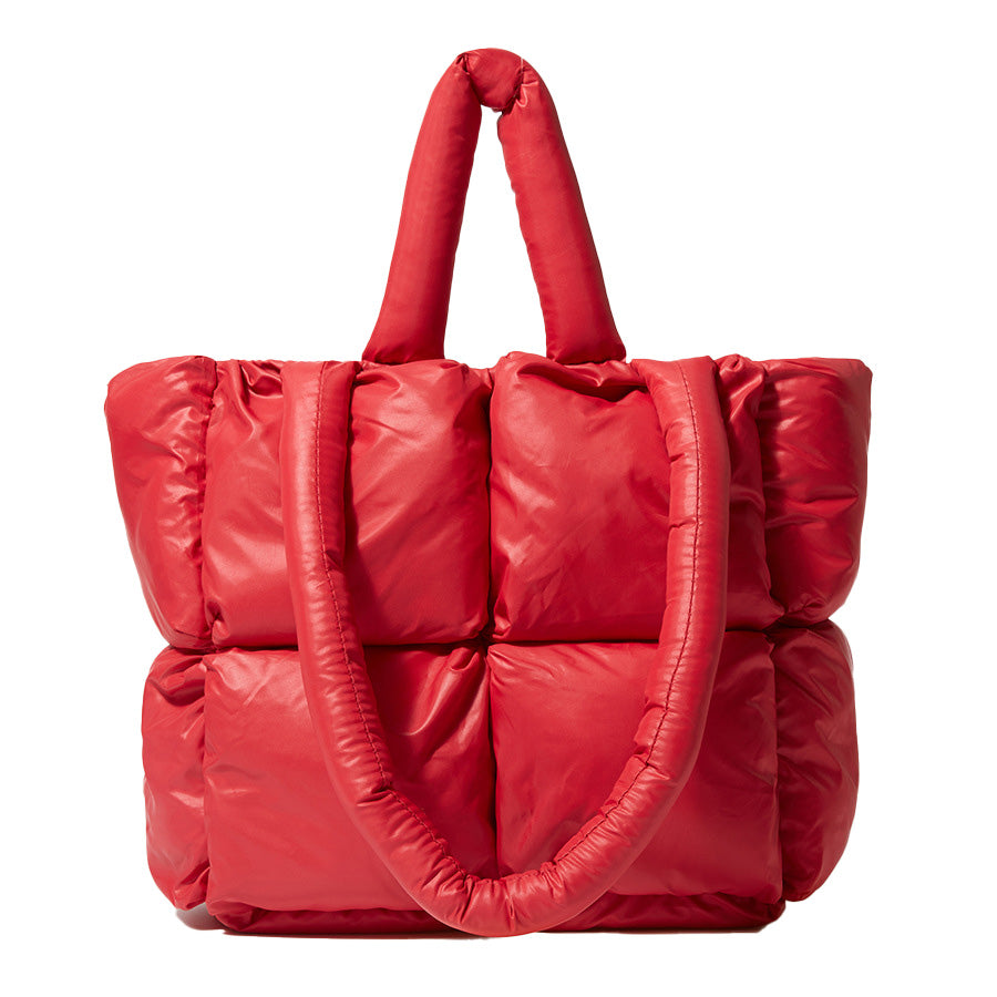 Crossbody Bag Made of Nylon and Down Cotton
