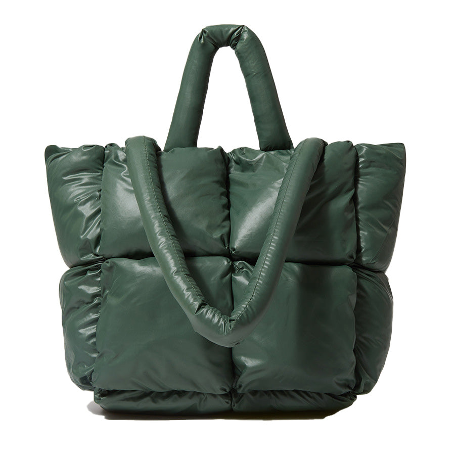 Crossbody Bag Made of Nylon and Down Cotton