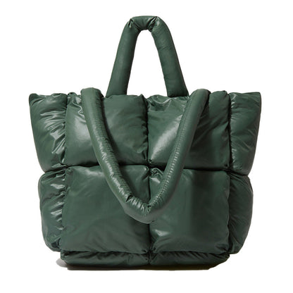 Crossbody Bag Made of Nylon and Down Cotton