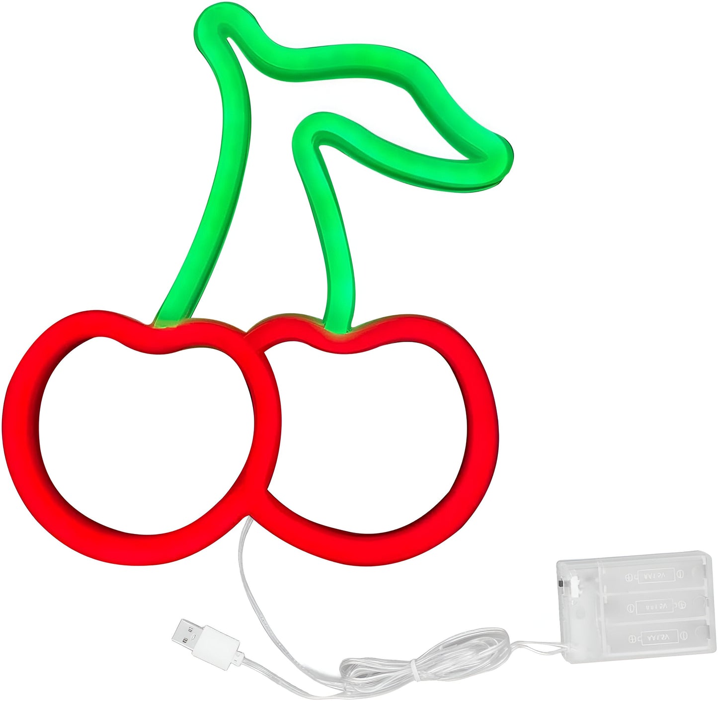 Colorful LED Neon Light for Fast Food – Wall Decor with USB Connection