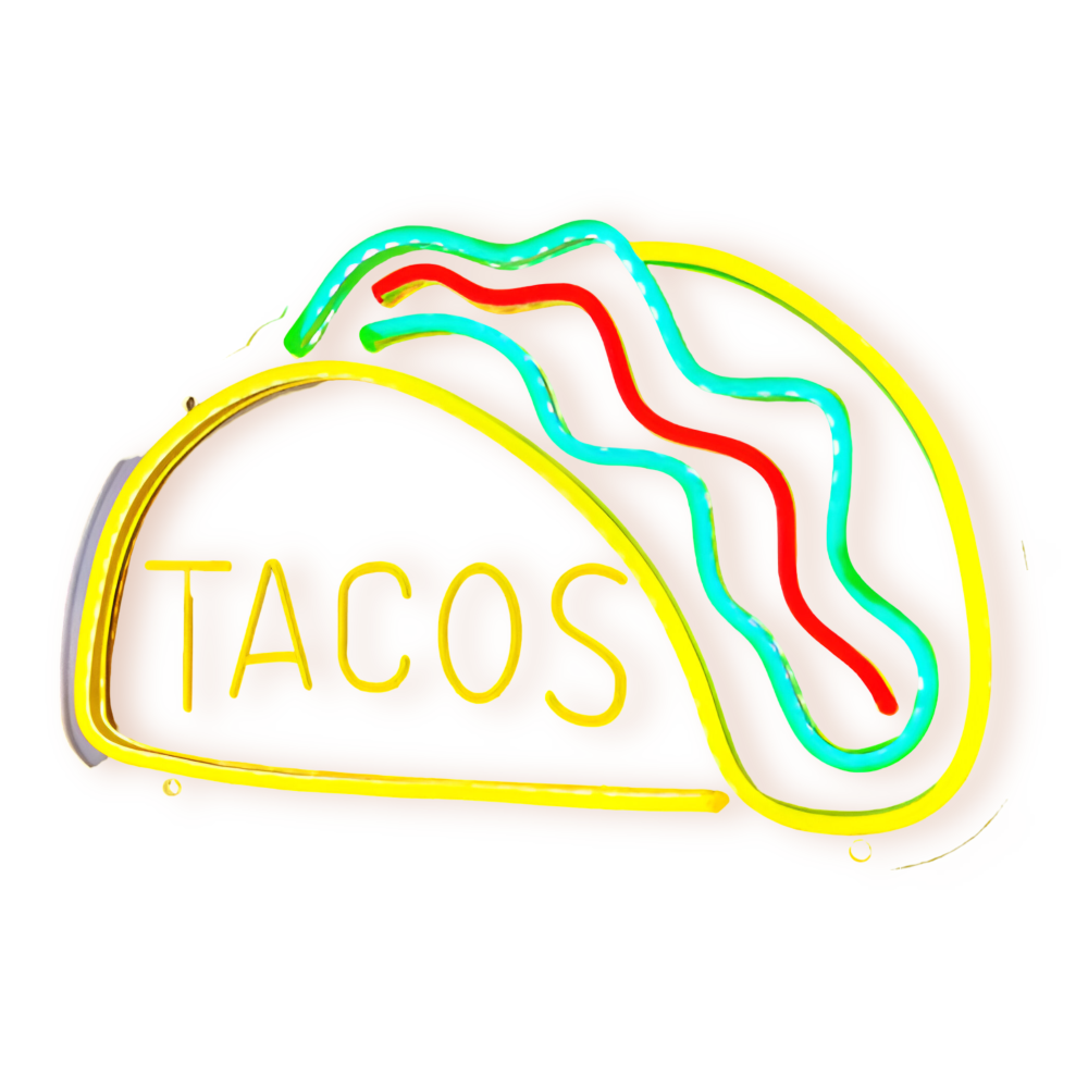 Colorful LED Neon Light for Fast Food – Wall Decor with USB Connection
