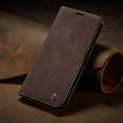 Phone Case in Faux Leather for Samsung with Card Holder