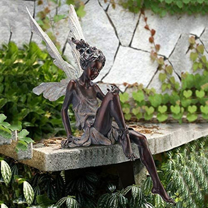 Enchanting Fairy Garden Sculpture | Durable Outdoor Decor