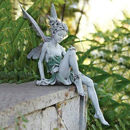 Enchanting Fairy Garden Sculpture | Durable Outdoor Decor