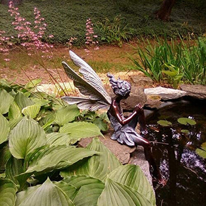 Enchanting Fairy Garden Sculpture | Durable Outdoor Decor