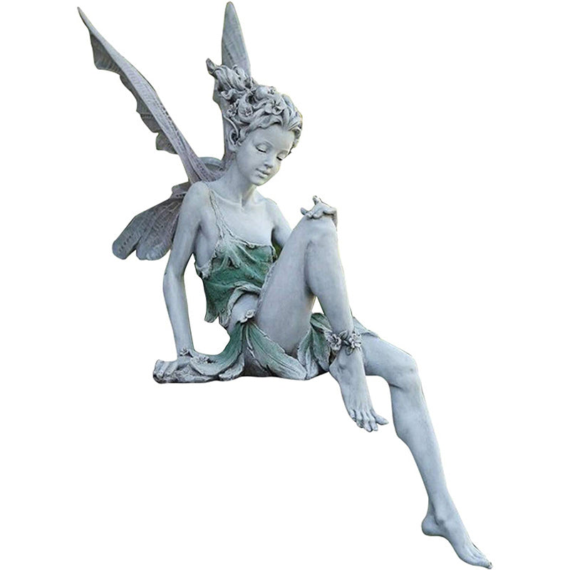 Enchanting Fairy Garden Sculpture | Durable Outdoor Decor