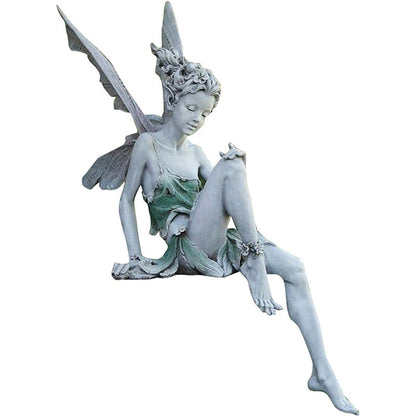 Enchanting Fairy Garden Sculpture | Durable Outdoor Decor