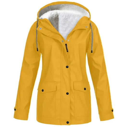 ChicGuard™ - Cozy Fleece Rain Overcoat