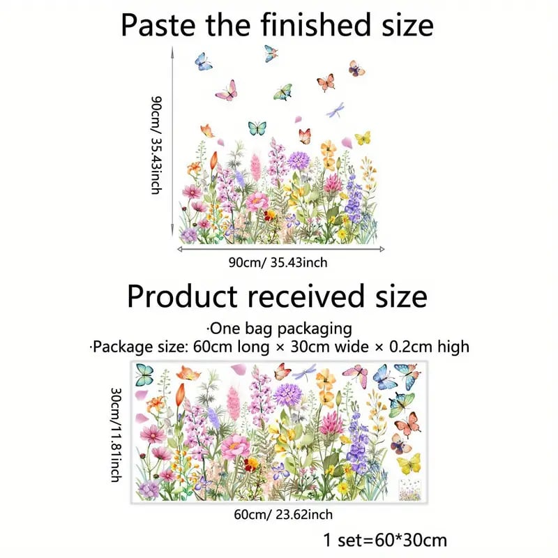 Floral Window Decor | Self-Adhesive Art for Every Space