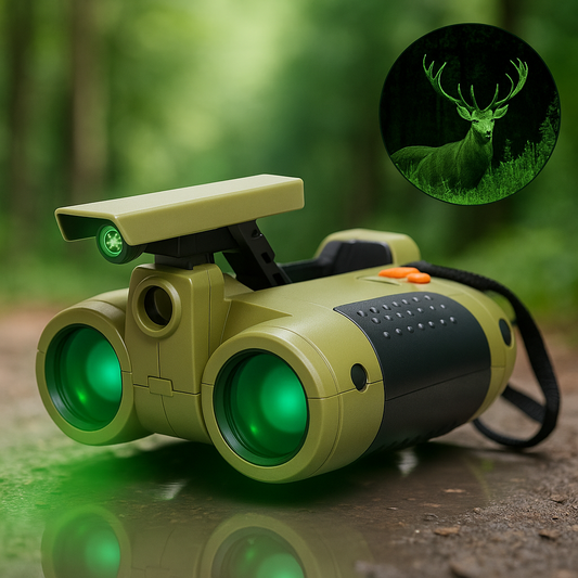Explorer's Night Vision Binoculars for Kids - 4x30 Magnification
