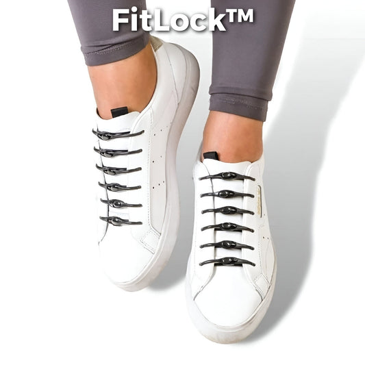 Elastic No-Tie Shoelaces | 6+6 FREE | Fits All Shoe Sizes | Quick Release System for Daily Use & Sports