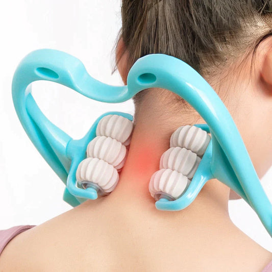 Ergonomic Neck Relief Massager for On-the-Go Comfort