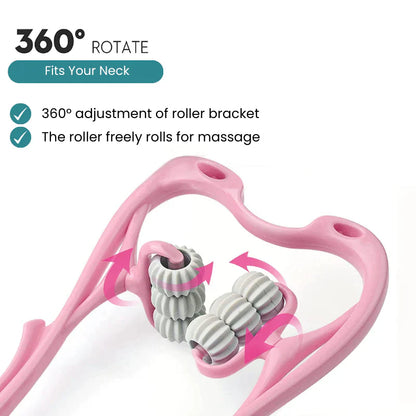 Ergonomic Neck Relief Massager for On-the-Go Comfort