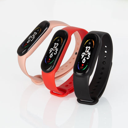 Kids Smart Fitness Tracker with Silicone Band | Step & Heart Rate Monitor | Bluetooth Connectivity