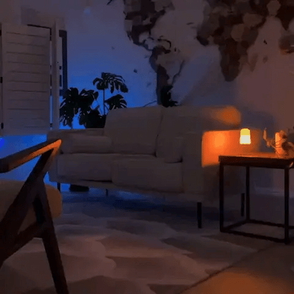 LED Lamp with Flickering Flame Effect for a Cozy Atmosphere
