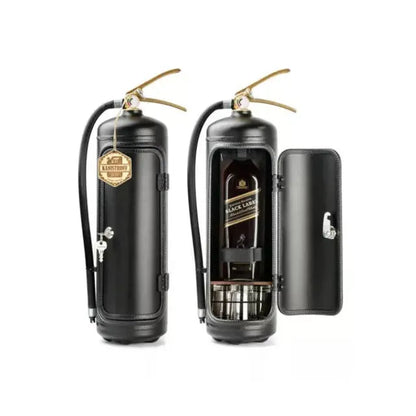 Fire Extinguisher-Style Bottle Holder | Unique Beverage Organizer