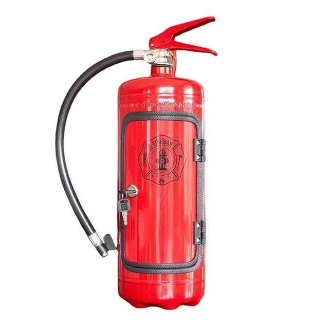 Fire Extinguisher-Style Bottle Holder | Unique Beverage Organizer