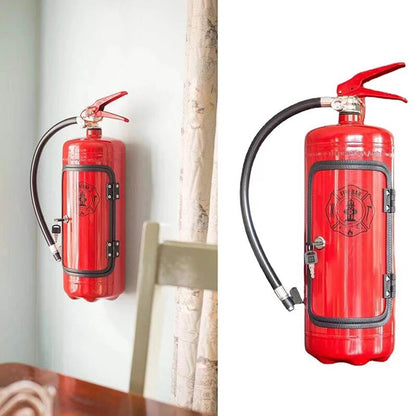 Fire Extinguisher-Style Bottle Holder | Unique Beverage Organizer