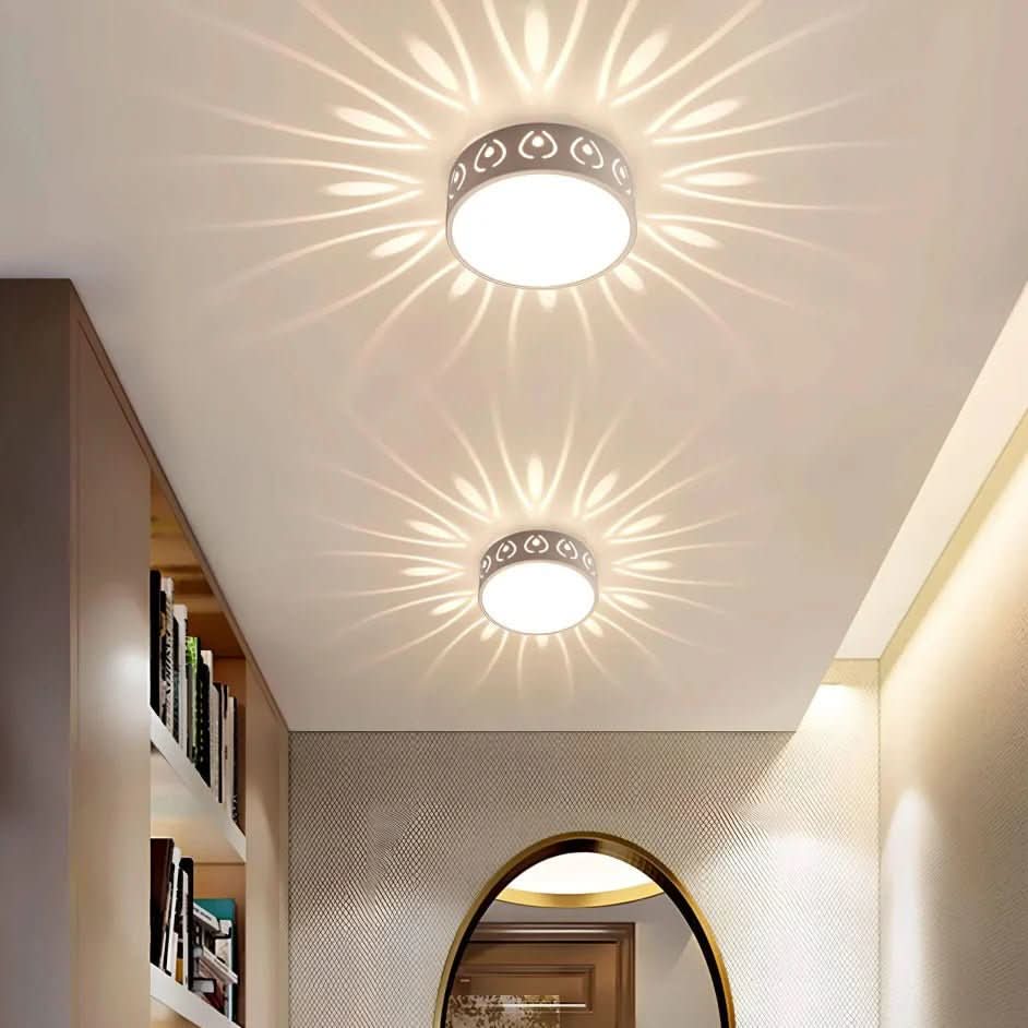 Slim Minimalist Ceiling Light – Modern Flush Mount Fixture