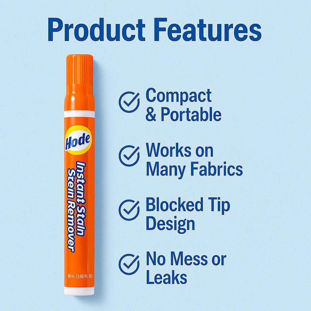 Instant Stain Remover Pen | Quick Spot Treatment for Fabrics