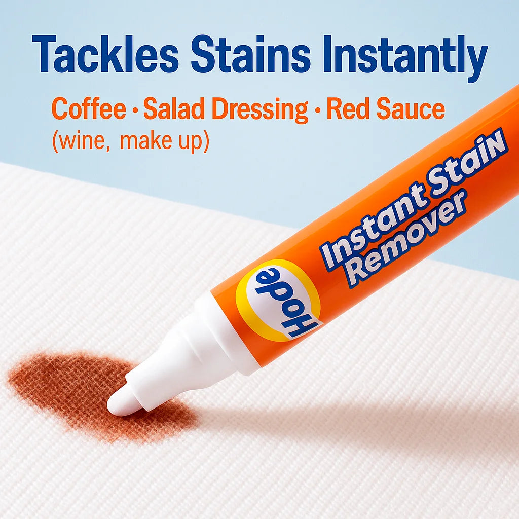 Instant Stain Remover Pen | Quick Spot Treatment for Fabrics