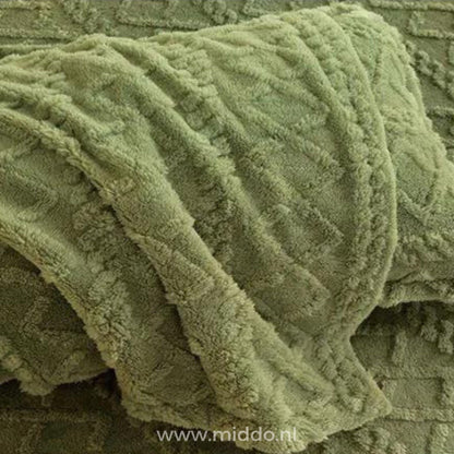 Fleece Sheet Set with Free Pillow Covers - Soft and Comfortable
