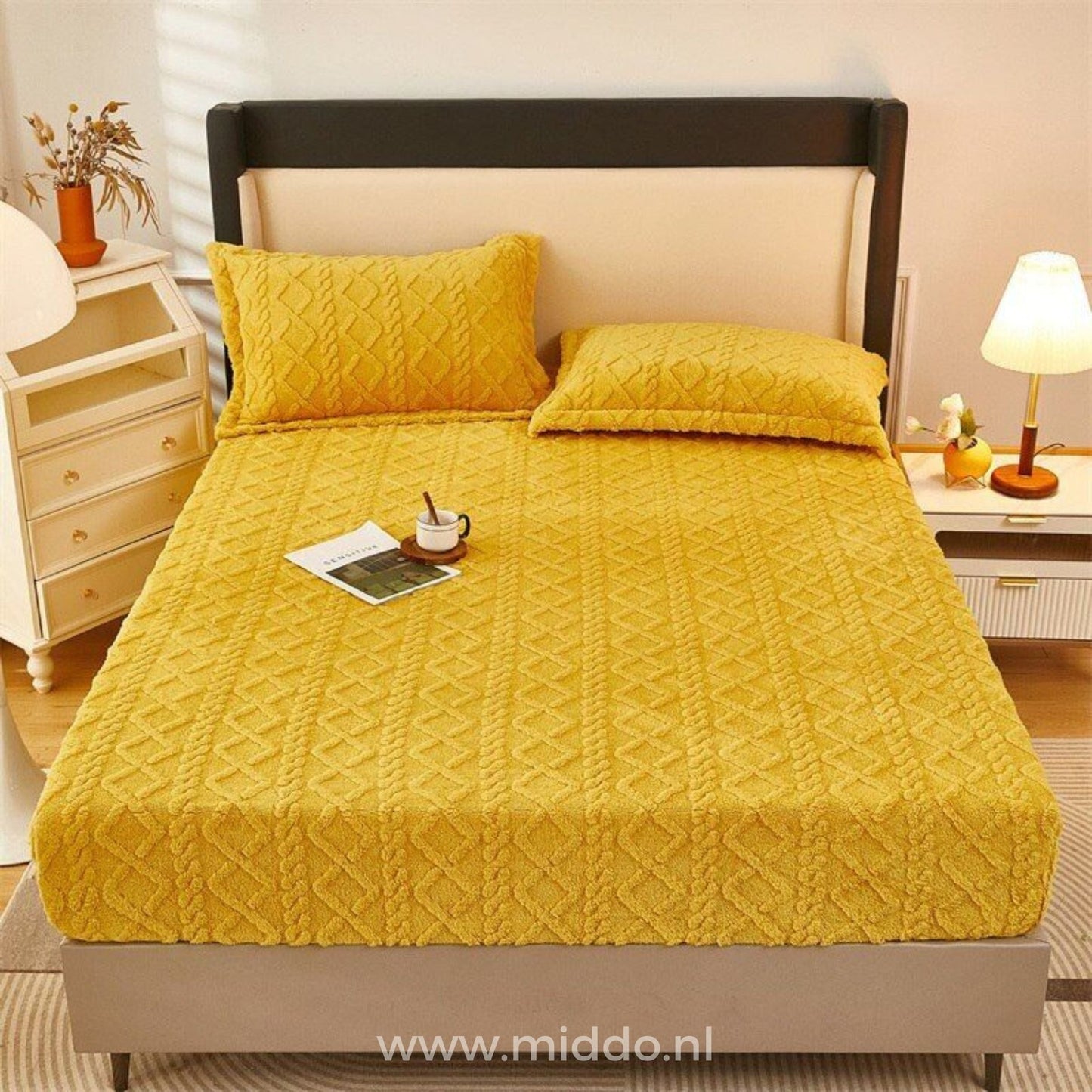 Fleece Sheet Set with Free Pillow Covers - Soft and Comfortable
