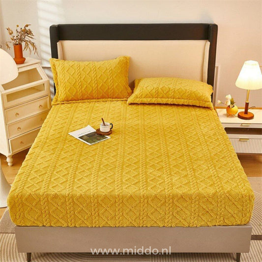 Fleece Sheet Set with Free Pillow Covers - Soft and Comfortable