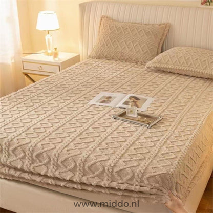 Fleece Sheet Set with Free Pillow Covers - Soft and Comfortable